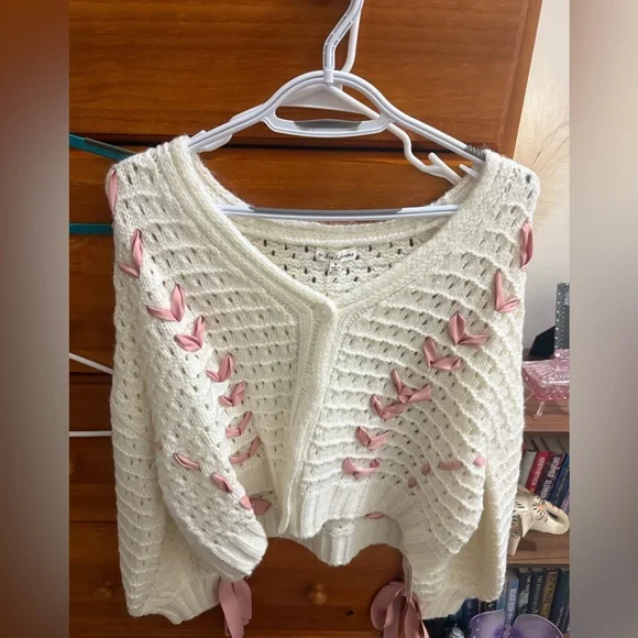 NWT $229 For Love and Lemons Laurel Cardigan S - Picture 4 of 8